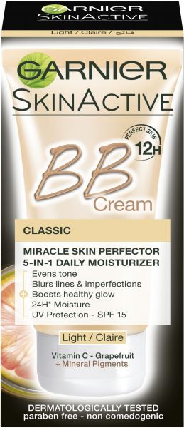 بي بي كريم - كريم بي بي من غارنيه بمعامل حماية SPF 15  لجميع أنواع البشرة 