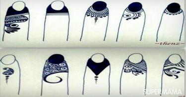 رسمة حناء 4