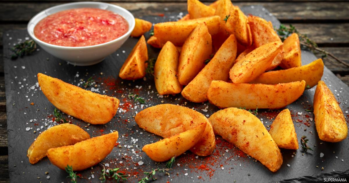 طريقة عمل البطاطس المقلية ببهارات سوبر ماما